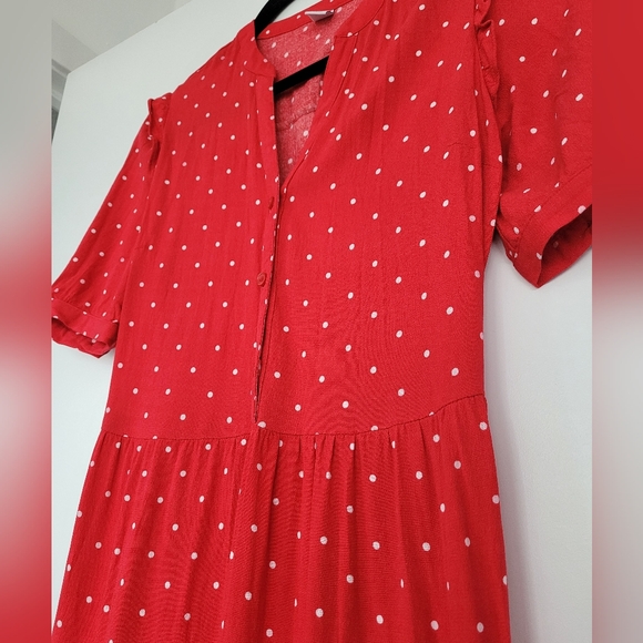 Midi polka dot dress, size XS - Picture 3 of 13